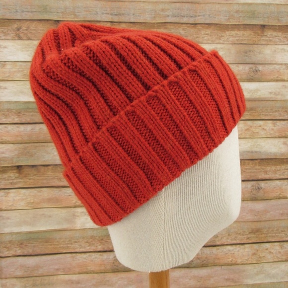 HEATTECH Burnt Orange Knit Hat Adult O/S - Picture 3 of 8